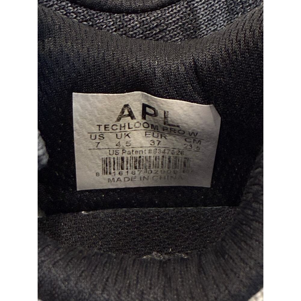 APL Women’s TechLoom Pro Tennis Shoes Running White / Black / Cosmic Grey Size 7 - Picture 10 of 11